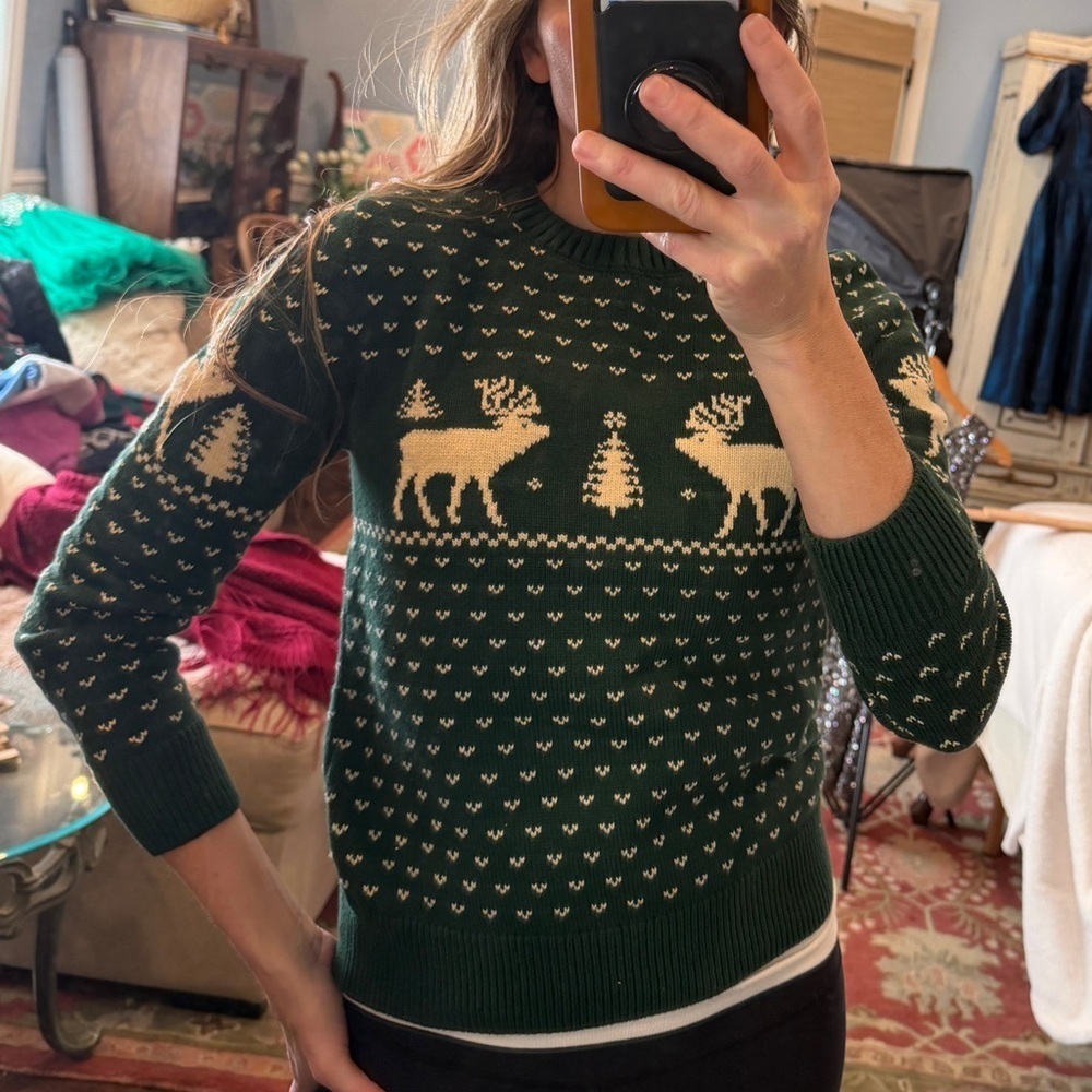 Green Reindeer Polo Ralph Lauren Sweater